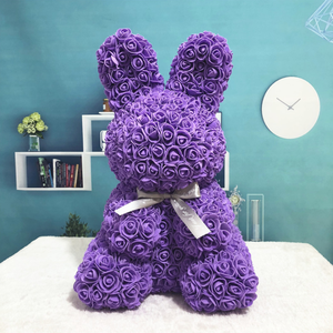 <span class=keywords><strong>Regalo</strong></span> all'Ingrosso per <span class=keywords><strong>San</strong></span> <span class=keywords><strong>Valentino</strong></span>, Festa della Mamma, Compleanno, Coniglietto in Schiuma con Rosa, <span class=keywords><strong>Regalo</strong></span> Promozionale Aziendale - Product Image 3