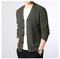 Huachao Classical Man Button Sweater Strickjacke Business v Neck Style Man Strick pullover Kaschmir Herren pullover