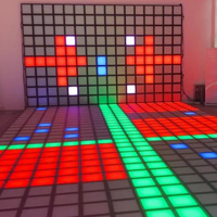 Pista de Baile LED Interactiva para Juegos Activos, 30x30cm, Controlada por Software de Juegos de Computadora, IP65, Fábrica KEFT KEFT-GF