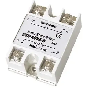 Ssr-La Eenfasige Ac 3-32V Dc Solid-State Relais 10a 25a 40a 60a 75a 90a Huidige Regelaar