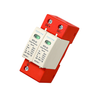 Parafoudre TOPTIYA 20KA 385V DC SPD-20 2P 3P Rouge Blanc – Kit Complet pour Protection contre la Foudre en Distribution