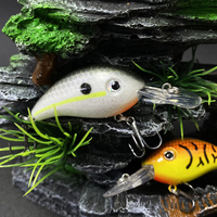 Leurre de pêche Mini Crankbaits 43mm 5g, appât Minnow Wobbler, leurres de pêche pour poissons, leurres durs pour brochet, leurres de surface pour truite