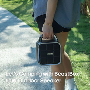 ลำโพงคาราโอเกะพกพา MOSBROS <span class=keywords><strong>BeastBox</strong></span> พร้อมไมโครโฟนดิจิตอลสองตัว น้ำหนักเบา เหมาะสำหรับงานปาร์ตี้และในร่ม - Product Image 5