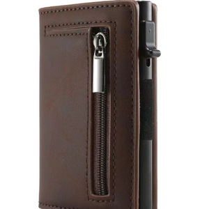 Tarjetero Metálico Delgado Personalizado Ultrafino con Bloqueo RFID, Diseño Minimalista Deslizante CNC de Aluminio para <span class=keywords><strong>Mujer</strong></span> - Product Image 5