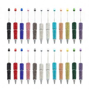 Custom Rhinestone Beadable Ballpoint Rollerball Pen for School Supplies - Personalized Writing or Promotional Gift - Product Image 1