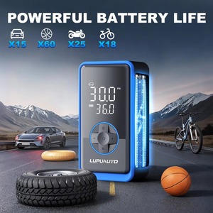3600mAh Tragbares Luftpumpen-<span class=keywords><strong>Set</strong></span> mit Powerbank Reifenfüller-Kit für Auto SUV Motorrad Fahrrad LED-Licht & Aufbewahrungstasche für Camping - Product Image 5