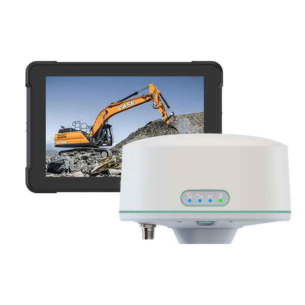 Rugged High Precision GNSS IP67 BT RTK Base Station for Mining Excavator