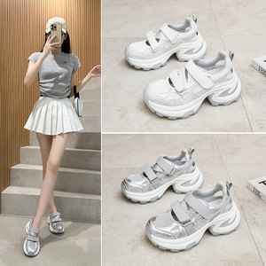 Nouvelles chaussures de sport à semelle épaisse, modèle printemps-automne, style multifonctionnel à bout rond, chaussures de sport de qualité supérieure - Product Image 6