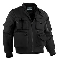Nouvelle arrivée 2027, veste bomber américaine pour homme, couleur unie, multi-poches, veste de rue pour l'extérieur