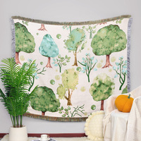 Couverture nordique en coton déco maison couvertures tissées jacquard couverture de pique-nique