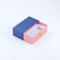 Boîte cadeau coulissante de luxe rigide en matériaux recyclés de papier spécial personnalisé avec lamination brillante pour flacons de parfum en verre et pots