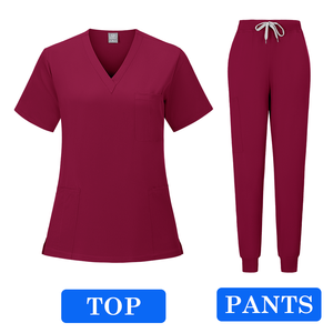 Conjuntos de uniformes médicos de moda para Mujer Uniformes Medicos Mujer Talla Plus Accesorios de enfermera para el trabajo <span class=keywords><strong>Recepcionista</strong></span> de hospital - Product Image 6