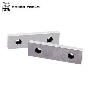 Cao cộng với cứng hàm tấm băng ghế dự bị kẹp phẳng hàm <span class=keywords><strong>Vise</strong></span> kẹp hổ kẹp hình chữ V hàm tùy chỉnh chống trượt 6 "8" - Product Image 1