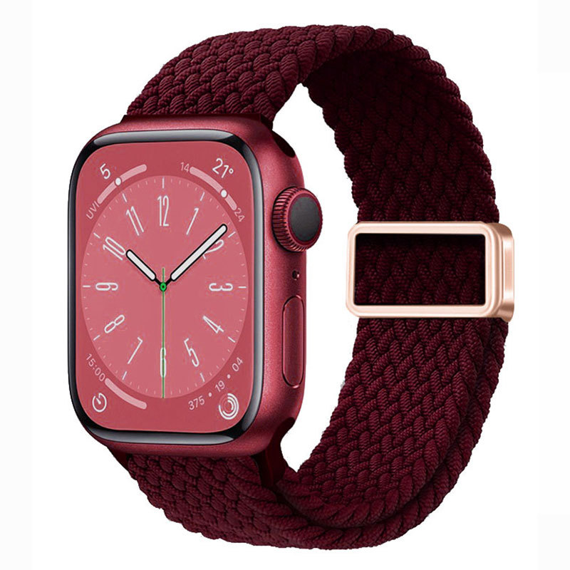 Boucle 36 rouge vin-or rose
