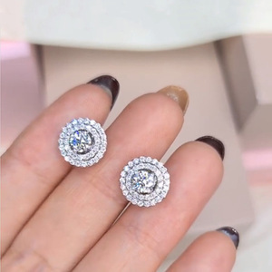 Orecchini a perno rotondi semplici da donna, accessori per l'orecchio alla moda per l'uso quotidiano - Product Image 4