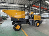 Camions à benne basculante hydraulique Site 9 tonnes Dumper Diesel 4X4 Mini camions à roues ATV Dumper camion à benne basculante avec auto-chargement approuvé CE