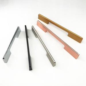 Foshan Kosin MLP11 Home Furniture Kitchen Interior <strong>Door</strong> Handle Brush Black Handle - Product Image 3