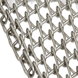 Cấp Thực Phẩm <span class=keywords><strong>SS</strong></span> 304 Thép Không Gỉ Chuỗi Liên Kết Xoắn Ốc Dây Lưới Băng Tải Cho Đóng Băng Thực Phẩm Băng Tải - Product Image 6