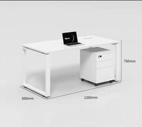 Bureau de travail avec hutch, vente en gros directe usine, pour immeuble de bureaux commercial