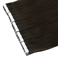 Extensions de cheveux à bandes adhésives Qingdao Rawhair Professional Styling Choice, double épaisseur, pointes épaisses, cuticules alignées, couleur naturelle