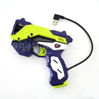 Pistolet lumineux led avec poignée de pistolet, lampe vibrante avec télécommande, jeux vidéo de tir