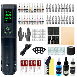 New Arrival Wireless <b>Tattoo</b> Pen <b>Kit</b> Complete High Quality <b>Tattoo</b> Equipment for Body Art Professional Use - Product Image 2