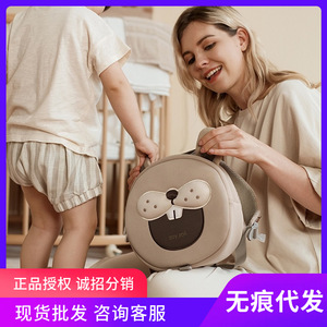 Zoyzoii Children's <b>Backpack</b> B32 Breathable Ultra Light Canvas Cartoon Design For Kindergarten School Use - Product Image 5