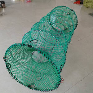 Hot <strong>Sale</strong> 75 cm *180 cm slinky <strong>Pot</strong> Folding Framed Trap <strong>Lobster</strong> Traps Fish <strong>Pots</strong> Green Web <strong>for</strong> New Zealand - Product Image 1
