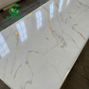 高光沢1220x 2440mm 3mm 2mm PVC壁パネルPVC大理石UVシート - Product Image 3