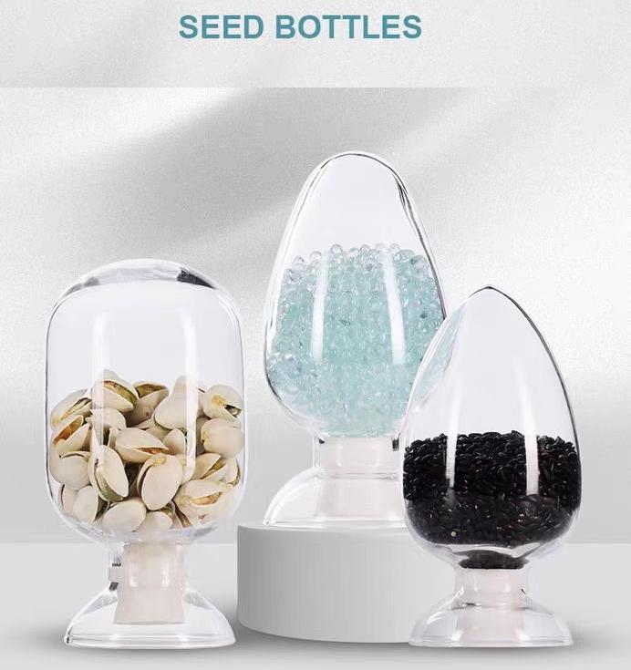 Cheap Price Wholesale Multipurpose Glass Jar Seed Bottles Toothpick Jar Desktop Glass Ornament