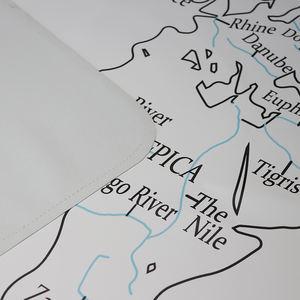 ODM OEM Tenture murale en cuir végétalien écologique <span class=keywords><strong>Carte</strong></span> <span class=keywords><strong>du</strong></span> <span class=keywords><strong>monde</strong></span> imprimée Décoration de chambre d'enfant lavable rembourré pour un usage domestique - Product Image 5