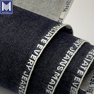 Tissu en denim indigo japonais 100 % coton 14,1 oz personnalisé, bordure Dobby, style Slub, <span class=keywords><strong>jean</strong></span> <span class=keywords><strong>Wrangler</strong></span>, fil tissé, pour garçons et filles - Product Image 4