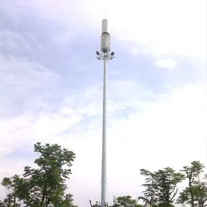 2024新しい通信モノポールポールタワー15M通信アンテナポールタワー亜鉛メッキスチールポールテレコム