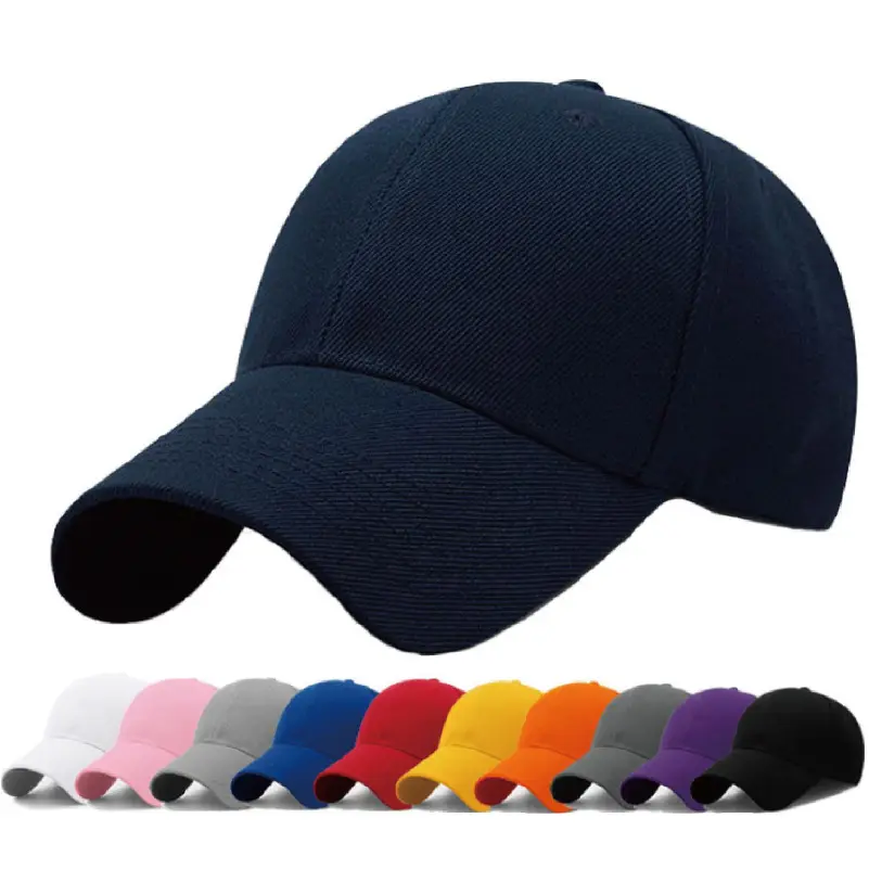 थोक हिप हॉप सड़क Headwear काले बेसबॉल टोपी वेल्क्रो खेल टोपी कस्टम लोगो के ढक्कन टोपी महिलाओं को पुरुषों के लिए
