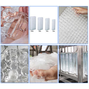 सीधे तौर पर 3 टन नमक पानी ब्लॉक बर्फ संयंत्र औद्योगिक 1000 किलोग्राम बर्फ की भंडारण क्षमता इंजन मोटर गियर कोर घटकों के साथ - Product Image 6