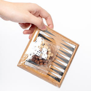 Mini tasca in legno di bambù gioco da tavolo classico per interni di strategia per la famiglia - Product Image 5