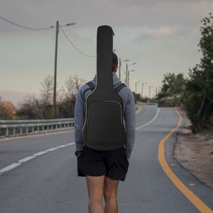 Muestra Gratuita de Bolsas Personalizadas para Instrumentos Musicales, Bolsa para Guitarra Impermeable Gris 210D - Product Image 4