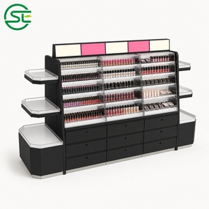 Présentoir de Maquillage Personnalisé, Mobilier de Magasin, Vitrine Cosmétique, Gondole de Présentation, Meuble de Présentation de Maquillage pour Centre Commercial - Product Image 1