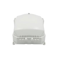Boîtier de distribution de fibre optique extérieur IP65 FTTH SC 16 ports avec adaptateurs étanches en matériau PC+ABS pour montage mural/poteau