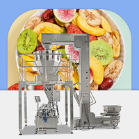 Machine de remplissage à plusieurs têtes entièrement automatique intelligente à haute productivité personnalisable pour le remplissage et l'emballage d'aliments solides