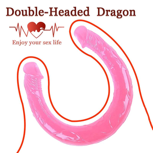 Dildo Extensible Grande de Doble Cabeza con Diseño de Dragón, Multicolor, para Masturbación y Masajes, Modelo Femenino Lara - Product Image 6