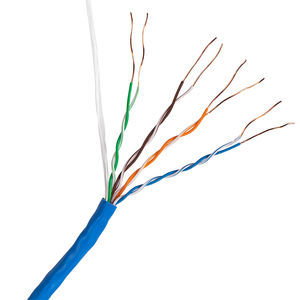 Cable Ethernet CAT5e <span class=keywords><strong>de</strong></span> Alta Velocidad, Fábrica <span class=keywords><strong>de</strong></span> Cables <span class=keywords><strong>de</strong></span> Comunicación <span class=keywords><strong>de</strong></span> China S.T. Conductor <span class=keywords><strong>de</strong></span> Cobre Desnudo/CCA para Tecnología, 250-350MHz - Product Image 5