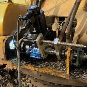 Mesin bor senar & Las LBE-50, mesin bor portabel perbaikan lubang ekskavator 40-300mm