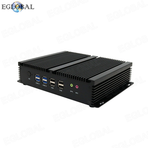 OEM ODM Mini Pc industriel sans ventilateur I-ntel Core 4200U 6 * RS232 COM <span class=keywords><strong>2</strong></span> * HD-MI <span class=keywords><strong>2</strong></span> * RJ45 <span class=keywords><strong>2</strong></span>.5G LAN pour serveur Pare-feu Mini PC de bureau - Product Image 1