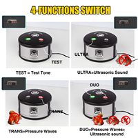 Répulsif antiparasitaire à ultrasons avec double haut-parleur, technologie à ondes de pression, dispositif électrique de lutte antiparasitaire à 4 modes pour rats et souris
