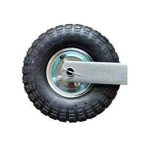 Ruedas de soporte de hierro OEM con capacidad de carga de 300 lb para carretillas y carros de herramientas - Product Image 4