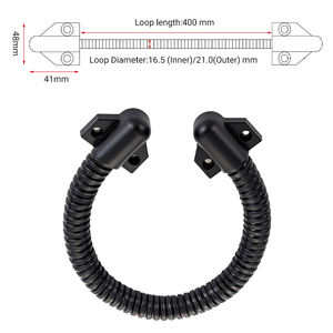 Bucle de puerta oculto, Cable de Bloqueo Electrónico, protege 40cm, lazo de puerta de junta de pintura de plástico negro para Cable - Product Image 6