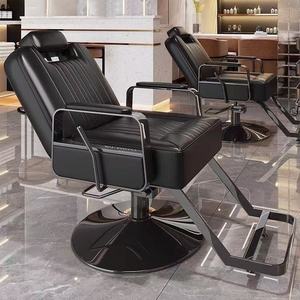 High Quality Modern Style Tiltable <b>Barber</b> <b>Chair</b> Multi-Function with Hot Leather for Hotels Beauty Salons Spas - Product Image 1