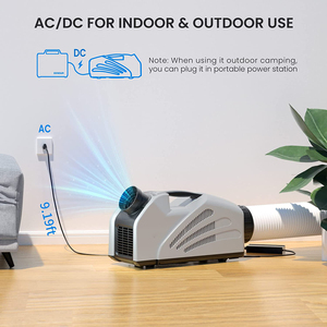 Compresseur de climatisation portable 24V pour voiture, idéal pour le camping en tente et les aventures en plein air - Product Image 2
