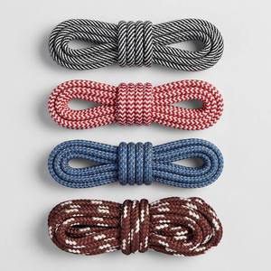 Mountval High Quality Polyester Round <strong>Laces</strong> Hiking <strong>Boots</strong> Ultra Strong 90 cm 1 Pair (Model 7610 <strong>Brown</strong> Beige 5-6 Eyelets) - Product Image 2